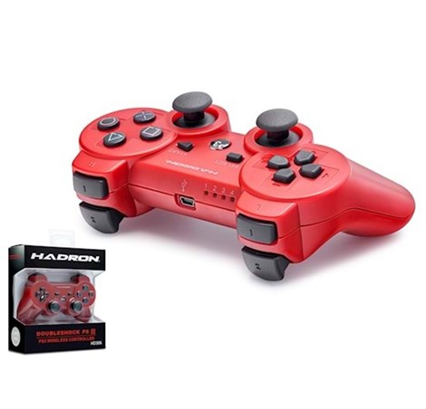 PS3 Kablosuz-Hadron HD306 Game Pad Kablosuz PS3 Buletooth Kırmızı PS3 Kablosuz-Hadron HD306 Game Pad Kablosuz PS3 Buletooth Kırmızı
